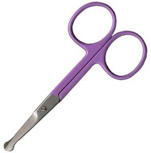 Kosmetiska Instrument - Barnsax/nässax med trubbig spets, färgad handtag 9 cm