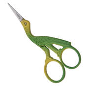 Brodersax, fågelform, 9 cm